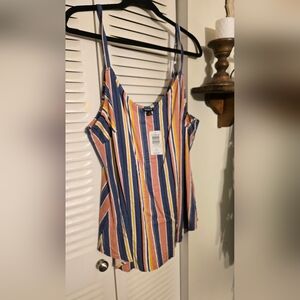 Torrid Multicolor Striped Camisole